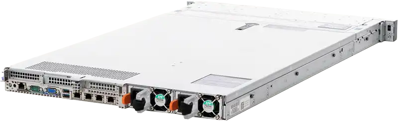 Produktbild på Ericsson Private 5G network controller sedd snett framifrån.