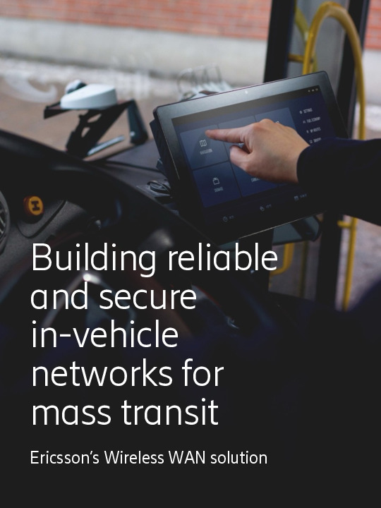 Förhandsgranskning av framsidan av filen Ericsson Solution Brief - Building reliable and secure in-vehicle networks for mass transit.pdf