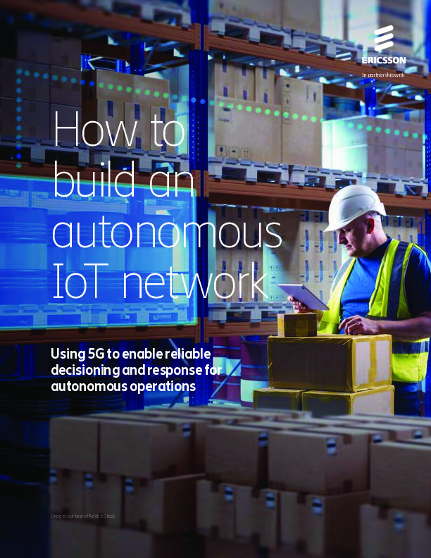 Förhandsgranskning av framsidan på filen Ericsson White Paper - How to build an autonomous IoT network.pdf