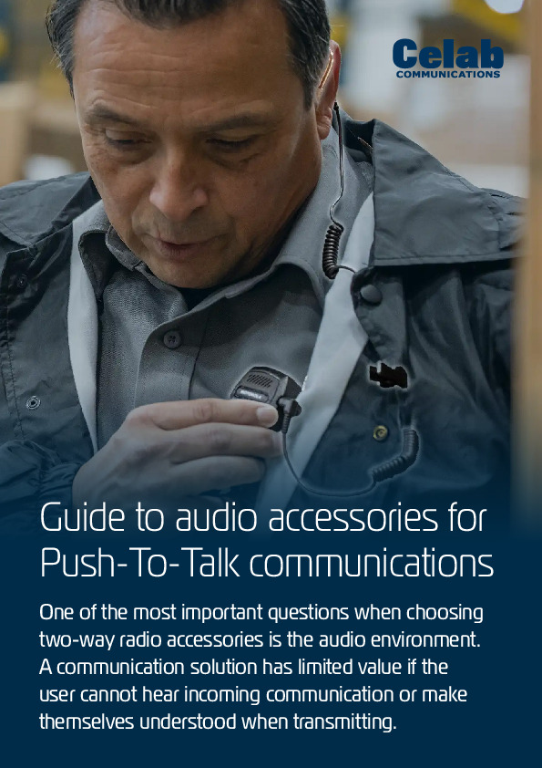 Preview of the cover page of the file Guide to audio accessories for Push-To-Talk communications.pdf