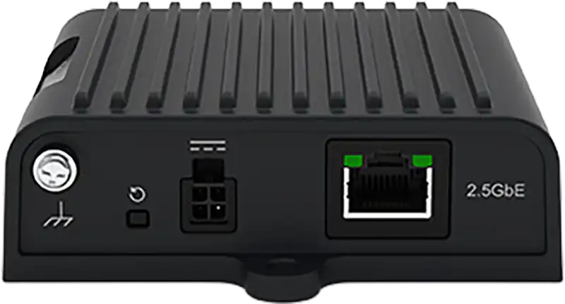 Bild på Ericsson Cradlepoint RC2150 expansionmodem som visar portar..