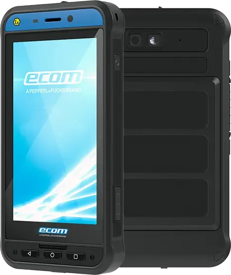 Produktbild på den ATEX-certifierade smartphonen Ecom Smart-Ex 02 DZ1